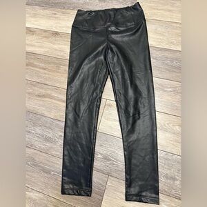 7 for all mankind faux leather skinny pants